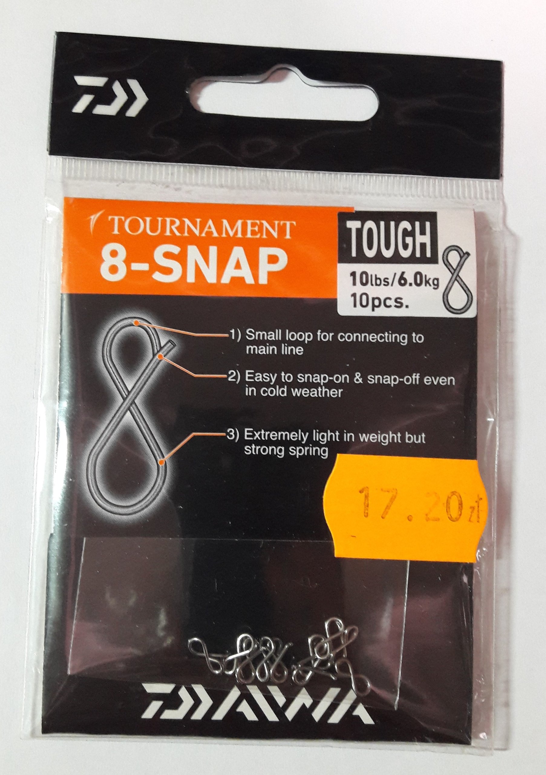 Łącznik Daiwa Tournament 8-SNAP – roz. T (tough)