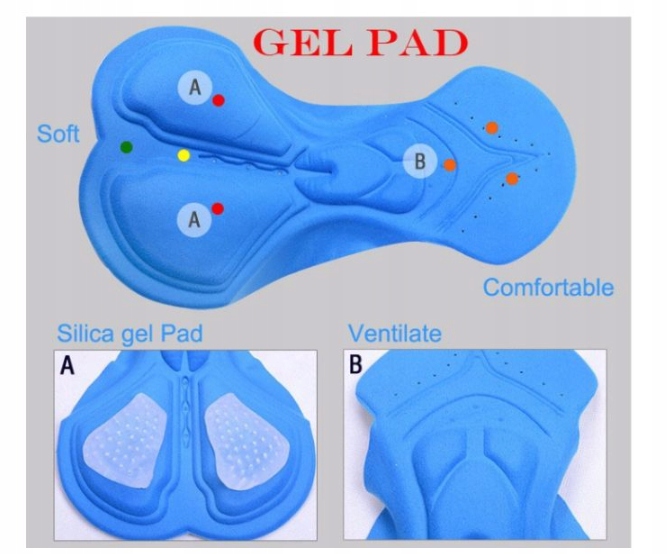 STRÓJ ROWEROWY KOMPLET KOLARSKI ROCK RACING XL Model 142