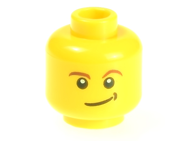 

Lego Głowa główka grymas 3626cpb0278 żółta