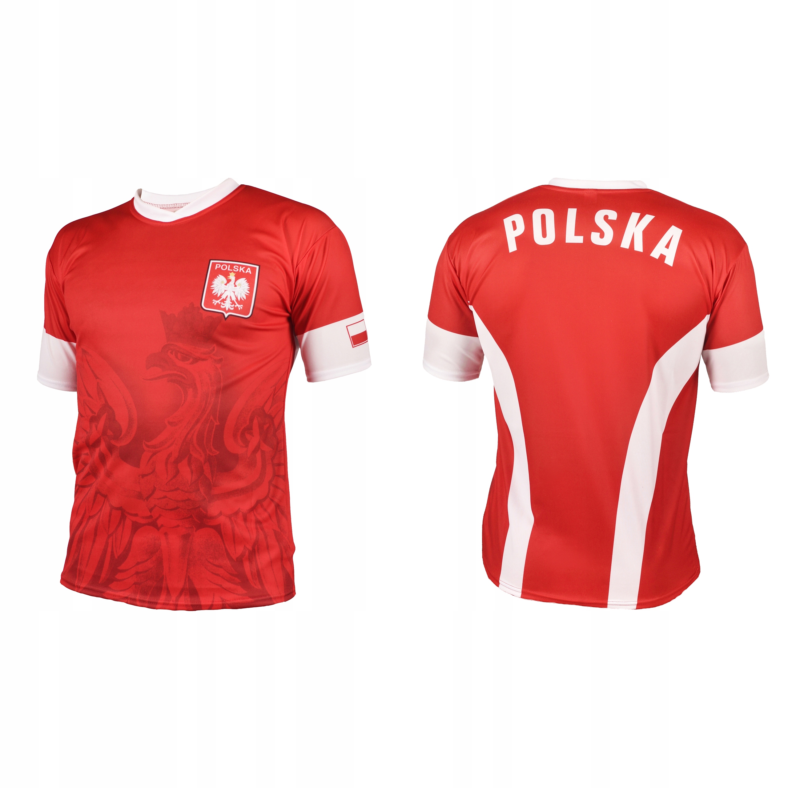 

Polska Orzeł Koszulka Kibica czerwona 116 cm