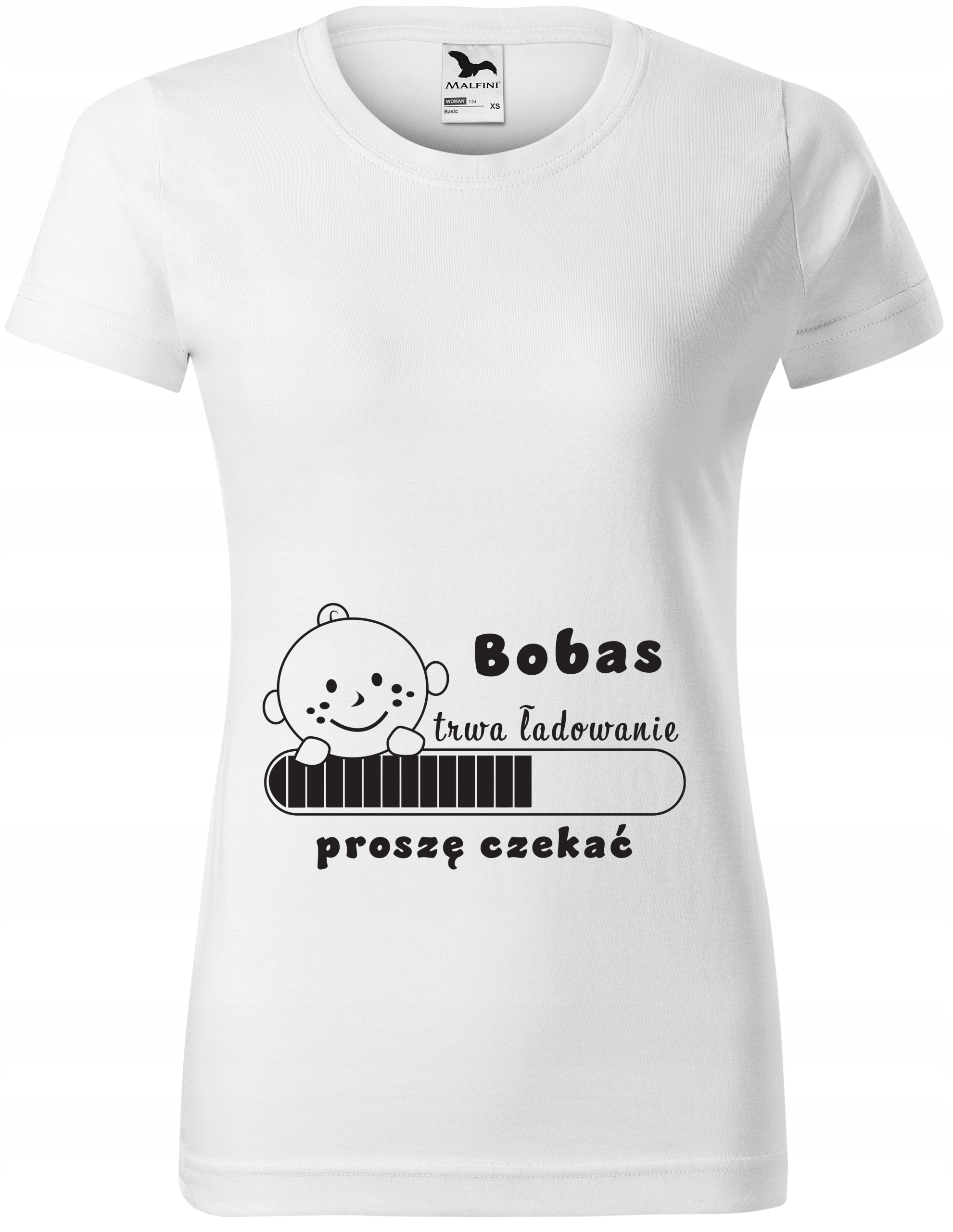 

Idealna Koszulka Dla Przyszłej Mamy biała r.3XL