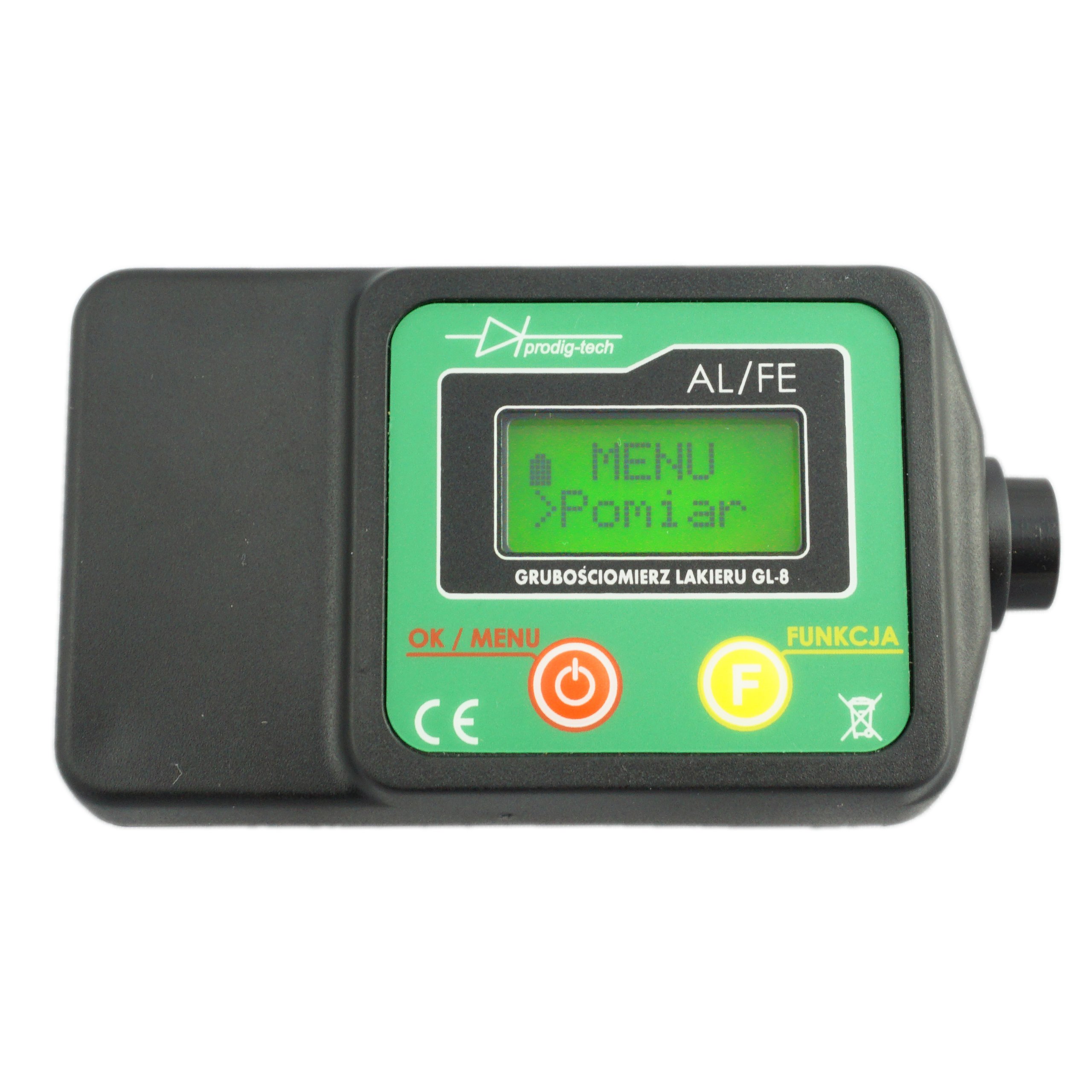 MIERNIK GRUBOŚCI LAKIERU TESTER CZUJNIK GL-8 Kod producenta GL-8