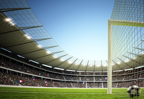 

Fototapeta 3D Młodzieżowa Nożna Piłka Stadion