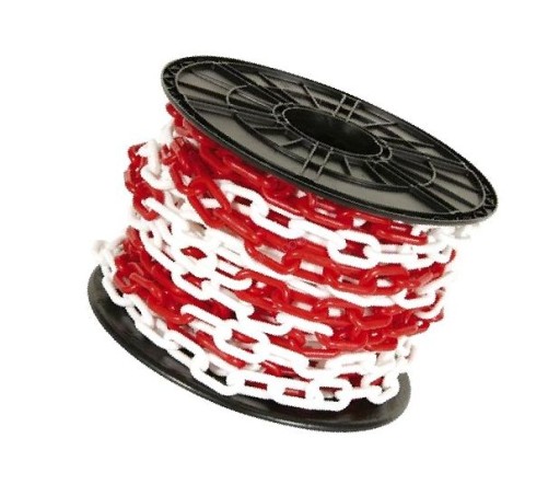 Plastový Výstražný Řetěz Ø 8 mm 25 Metrů