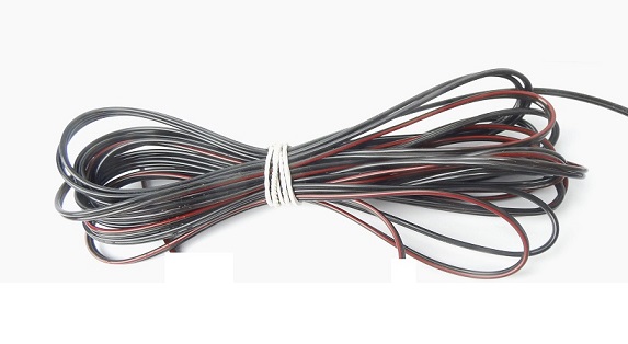 ПРОВОД 2X0,35 LED 10M ДВУХЖИЛЬНЫЙ КАБЕЛЬ ПИТАНИЯ