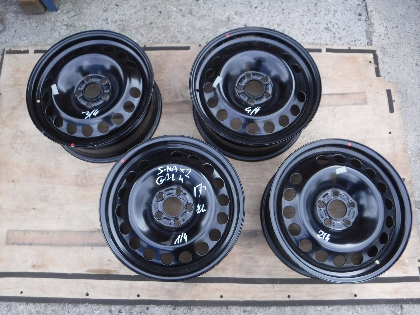 Стальные диски 17 FORD GALAXY Mk4 оригинал 2015-