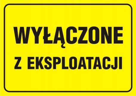 

Wyłączone z eksploatacji 21x29,7 płyta Pcv