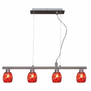 Závěsná lampa Nave 6005321 4 x G9 40w halogenová saténová regulace