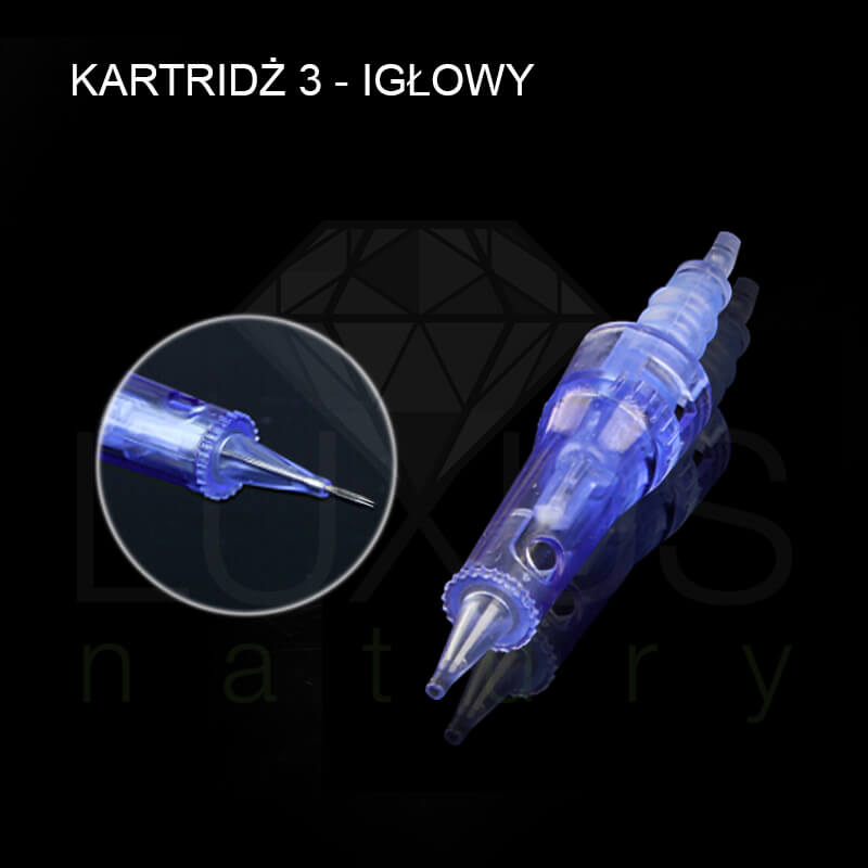 GŁOWICA KARTRIDŻ DR PEN ULTIMA A6 3 IGŁY (F3/R3) Marka Ultima