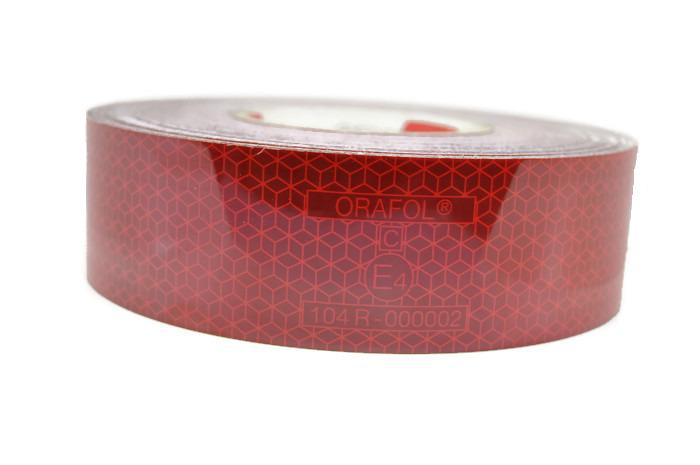 TAŚMA ODBLASKOWA KONTUROWA CZERWONA TIR NACZEPA