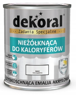 

Dekoral Emalia do kaloryferów 0,75L Biała