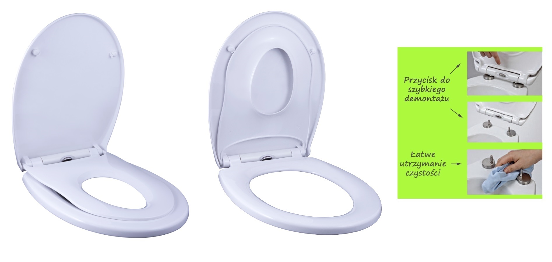 DESKA SEDESOWA DLA DZIECI ZDEJMOWANA NA PRZYCISK Marka inna marka