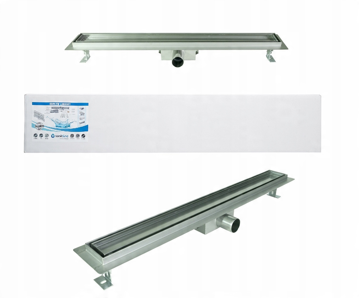 

Odpływ liniowy Sanitline Ceramik 70cm Pod Płytkę