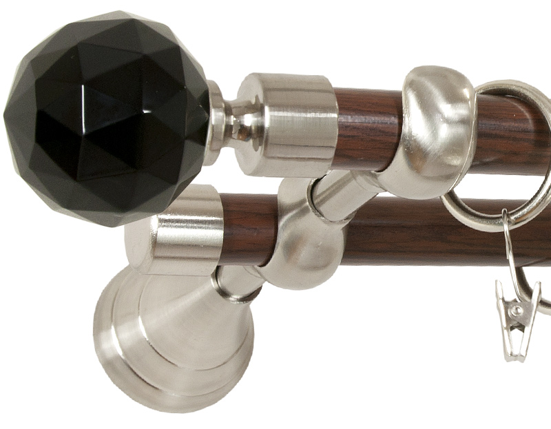 

Karnisz Crystal 320 cm Podwójny 3,2 karnisze fi 19