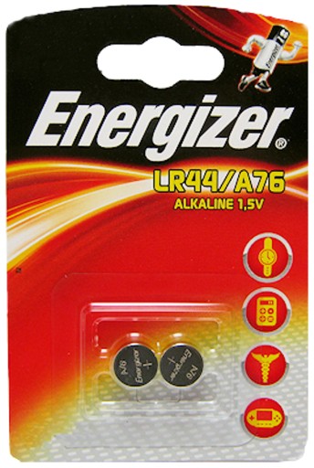 

2x Bateria Energizer A76 LR44 L1154 GPA76 PX76A