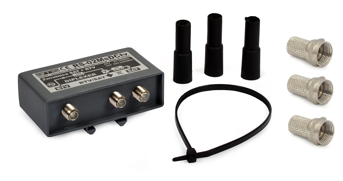 

Rozgałęźnik Sumator Tv Sat RS-02Ms Dctv Ams
