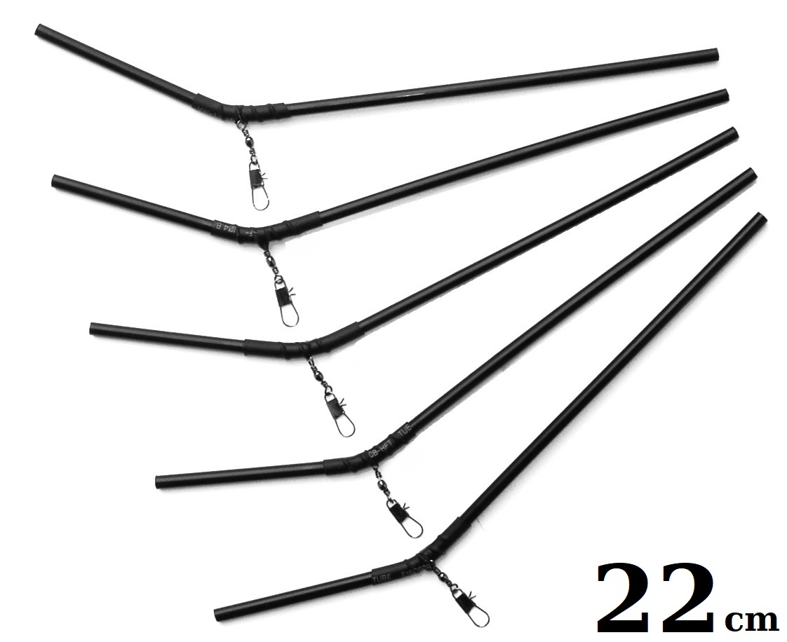 

5 x Mocna Rurka Anty Splątaniowa Gięta / 22 cm /