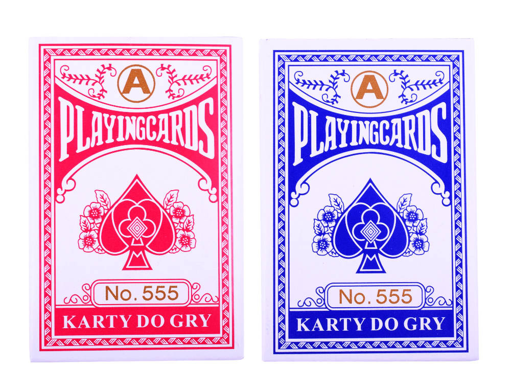 KARTY DO GRY Talia Kart Dwa Kolory Karciane Zabawy Maksymalna liczba graczy 6