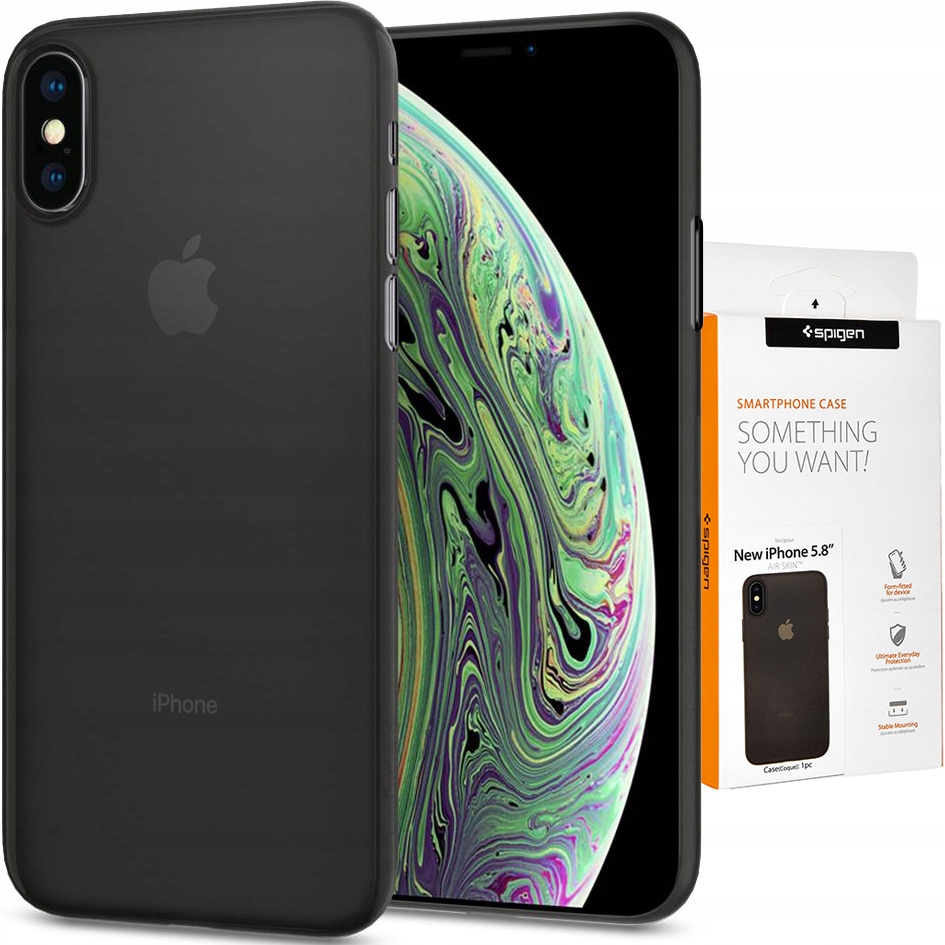 

Etui do iPhone X/ Xs, Spigen Air Skin, case, cover