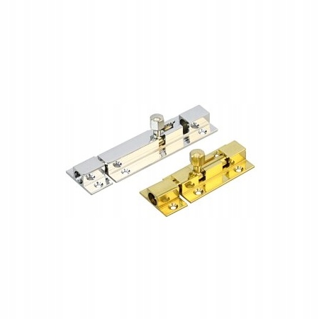 ZAMKNIĘCIE RYGLOWE ZASUWKA MOSIĄDZ CHROM 120 mm Marka Lindeman