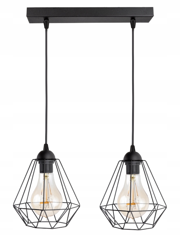 Фото - Люстра / світильник LOFT Sufitowa Lampa Wisząca Diament  Edison Retro 