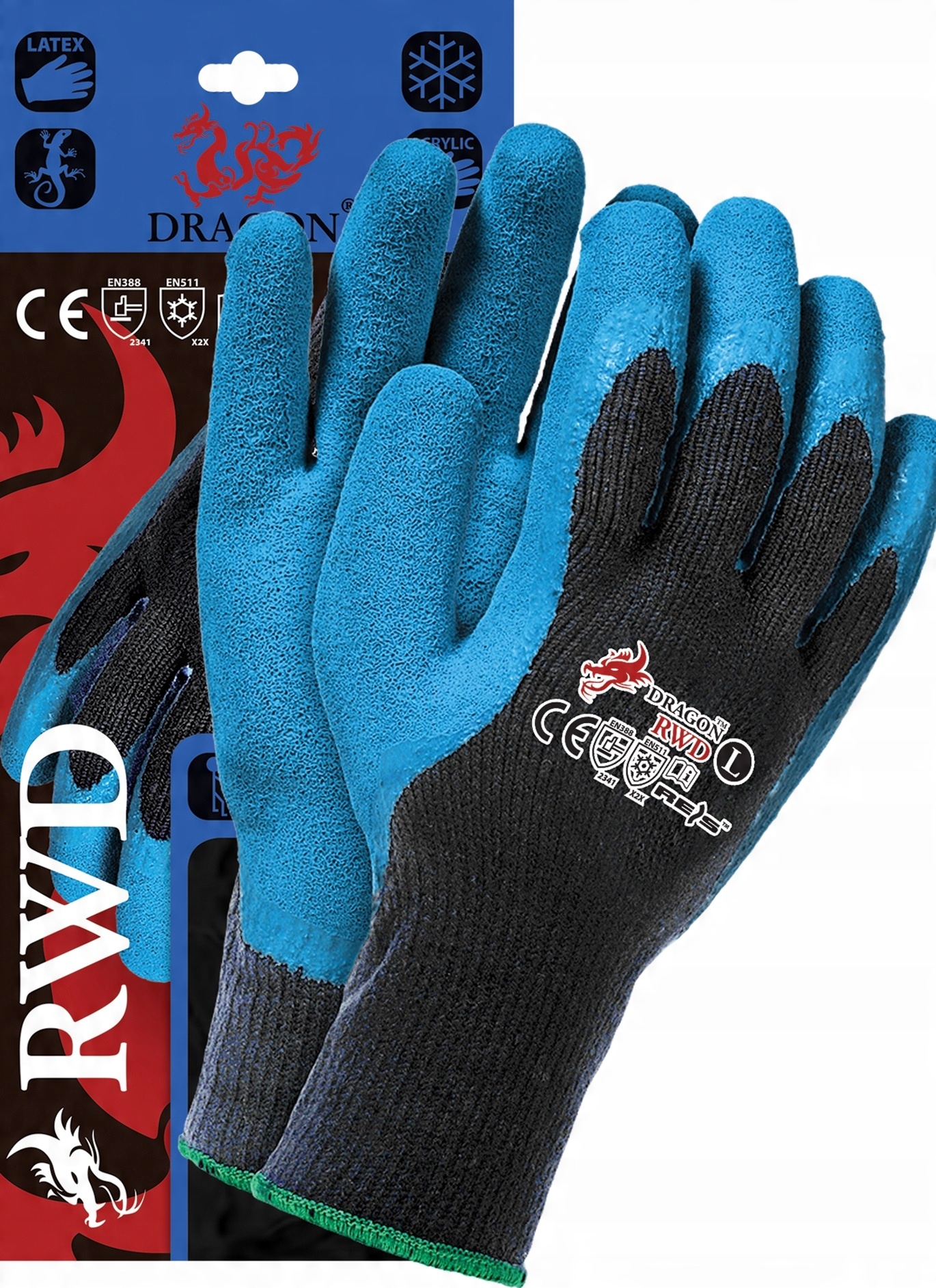 

Rękawice Ocieplane Zimowe Rwd Winter Dragon roz. M