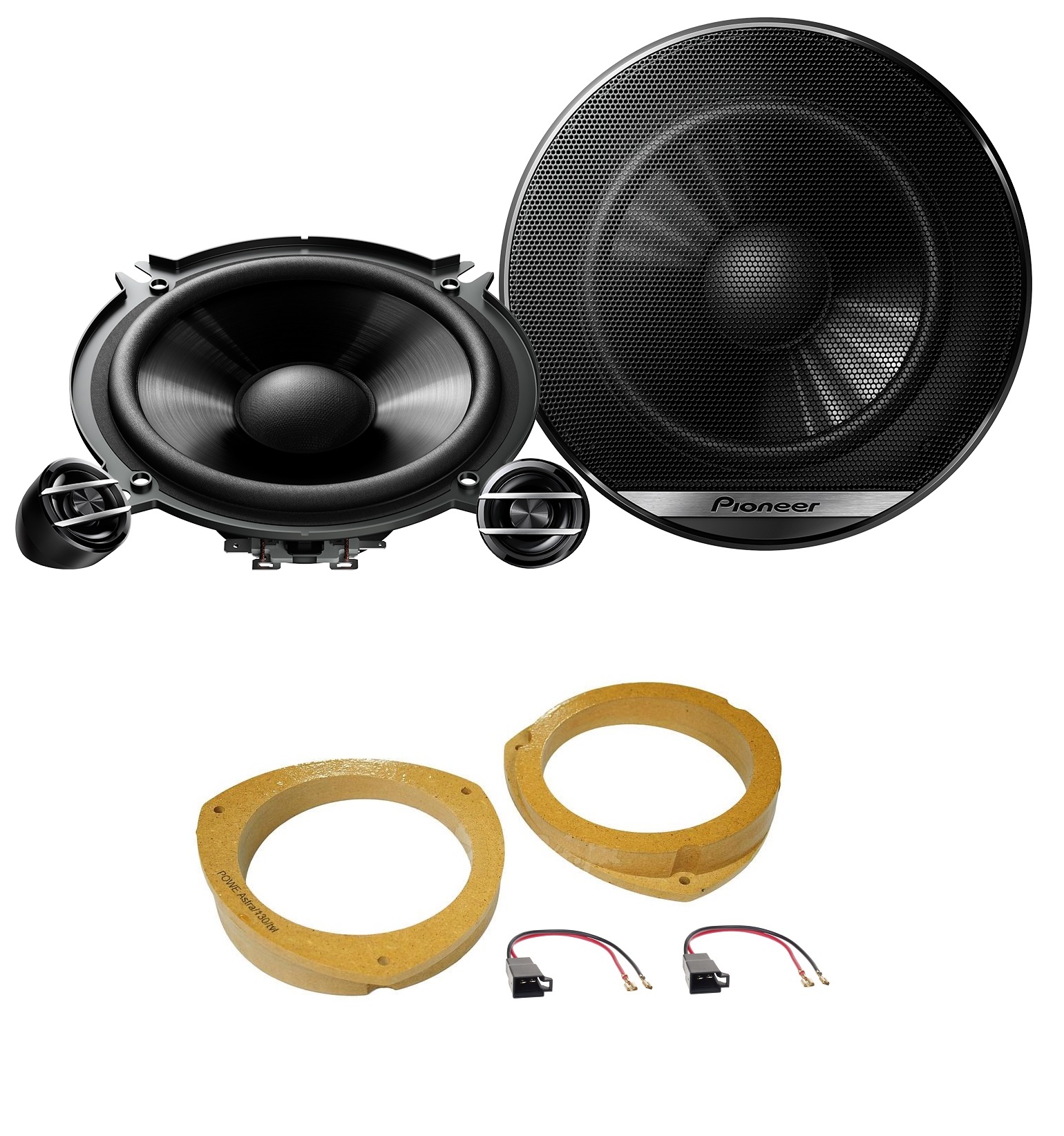 Pioneer TS-G130C Reproduktory 13 cm montážny set Opel Astra Vectra Omega