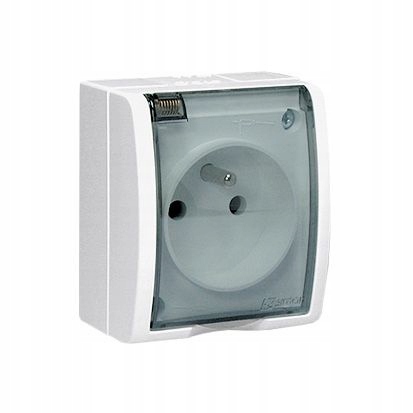 

Simon Aquarius IP54 gniazdo z klapką z/u AQGZ1/11A