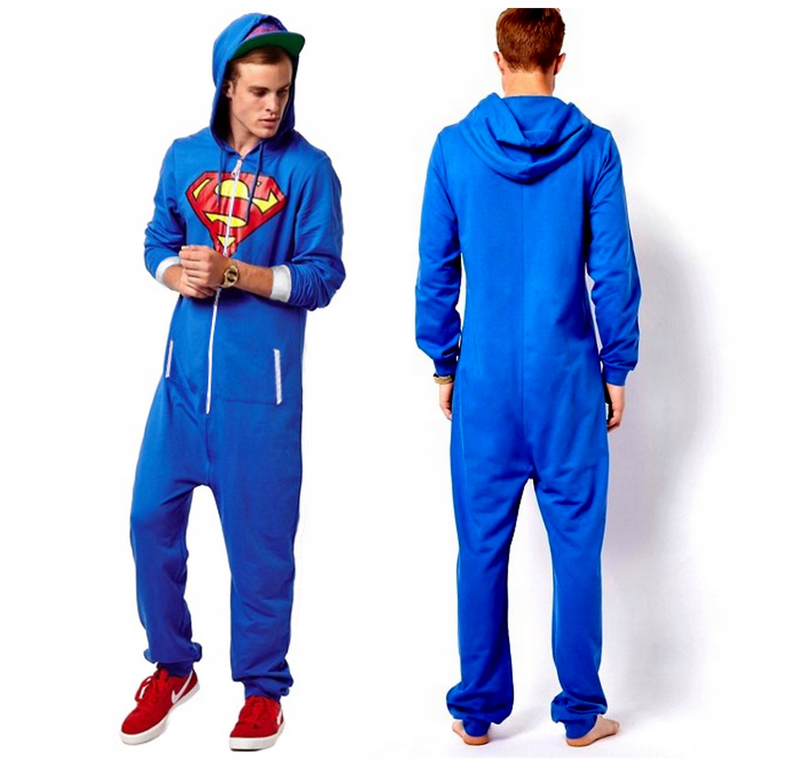 

Onesie Superman Przebranie Kombinezon Dres XL