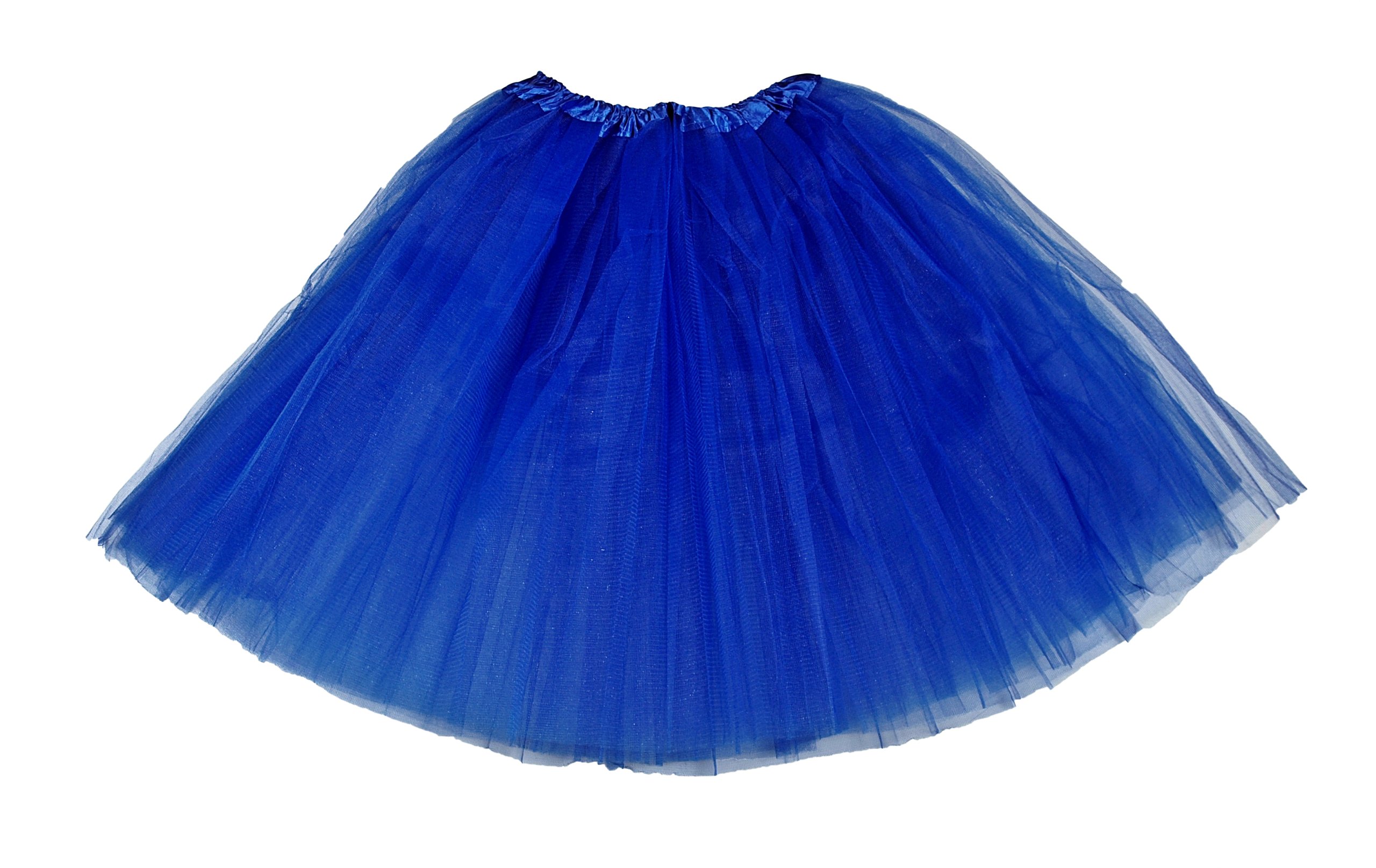 SPÓDNICZKA TIULOWA TIUL SPÓDNICA 50 cm chabrowa