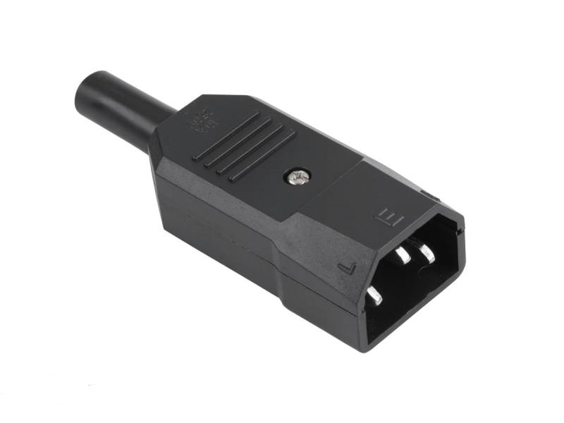 Wtyk AC 3 pin IEC320 C14 do UPS wtyk komputerowy Zastosowanie USB, FireWire