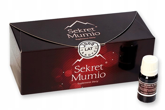 

Sekret Mumio selen jod Wzmocnienie 21 butelek