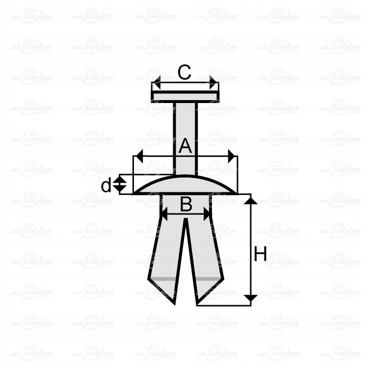 HONDA ACCORD JAZZ FIT CR - В КЛІПСИ Шпильки РЕШІТКИ Захисту ПІДКРИЛЬНИКА EAN ( GTIN ) 5907626817690 foto 0