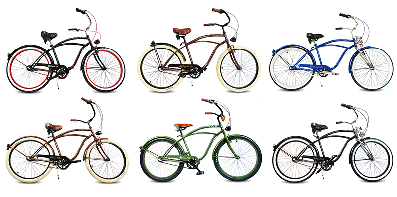 ZAPROJEKTUJ ROWER beach CRUISER męski RoyalBi 26 biegi shimano retro kolory Model ZAPROJEKTUJ ROWER beach CRUISER 26 męski