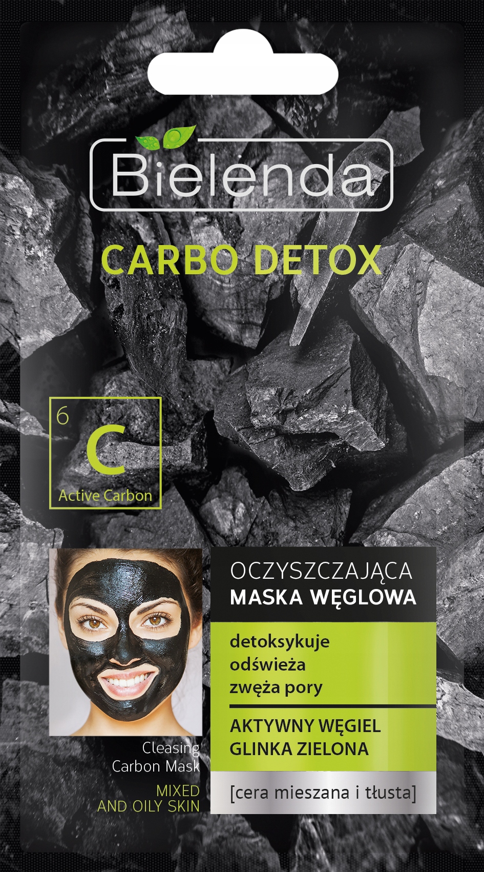 

Bielenda Carbo Detox maska do cery tłustej 8g