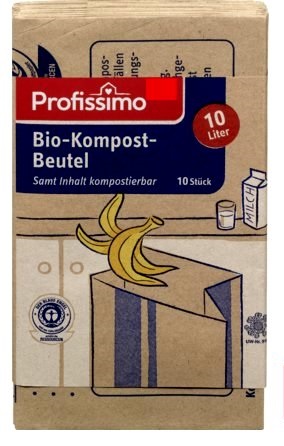 

Profissimo Worki Papierowe 10l Bio Kompost 10szt