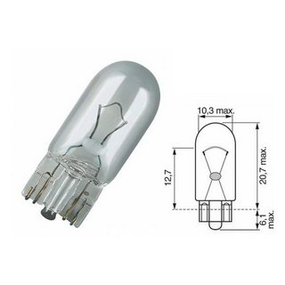 AMPOULE LED R5W-R10W MIRAGE (BLANC)