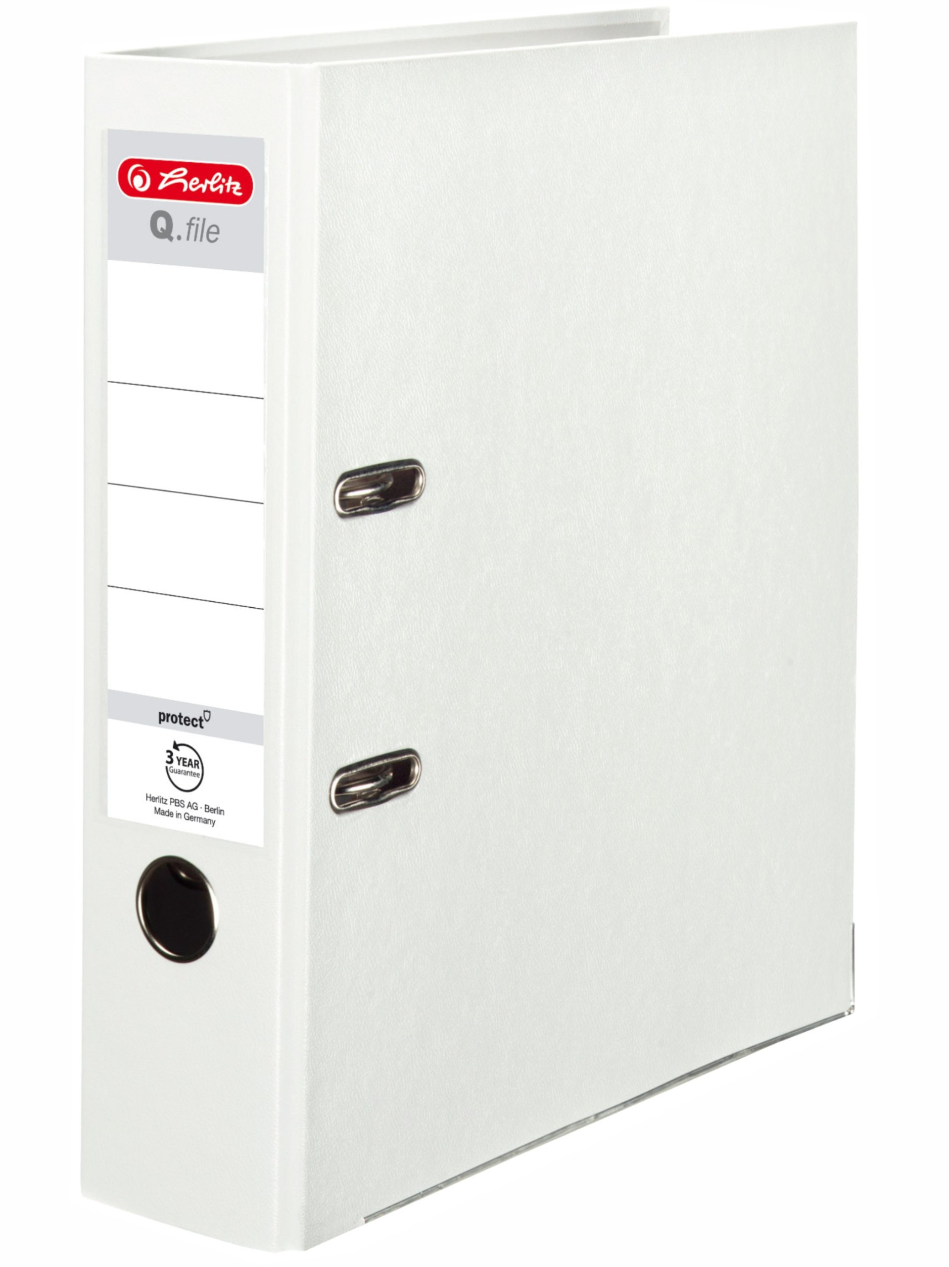 

Segregator Herlitz A4 80mm 8cm Q.file biały