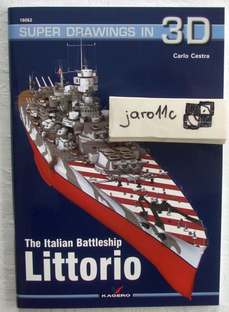Italská bitevní loď Littorio Kagero 3D