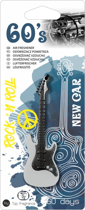 

Zapach Samochodowy Zawieszka Gitara New Car 60 Dni