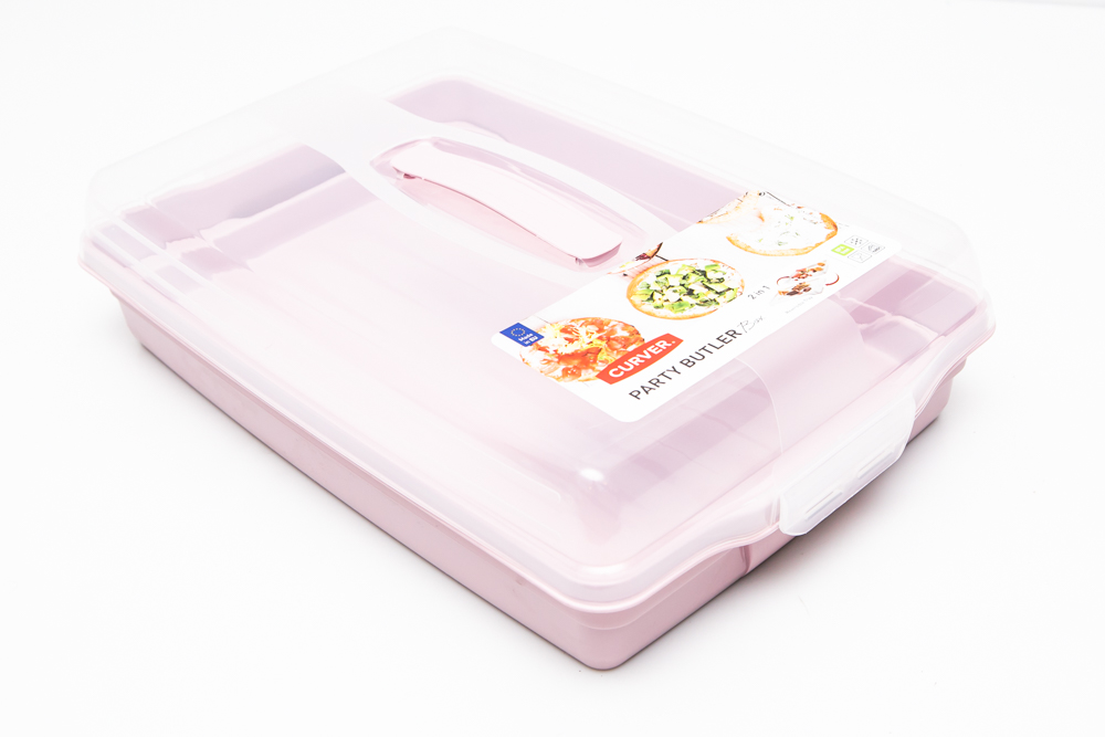 

Curver Pojemnik na ciasto chef home piętrowy róż