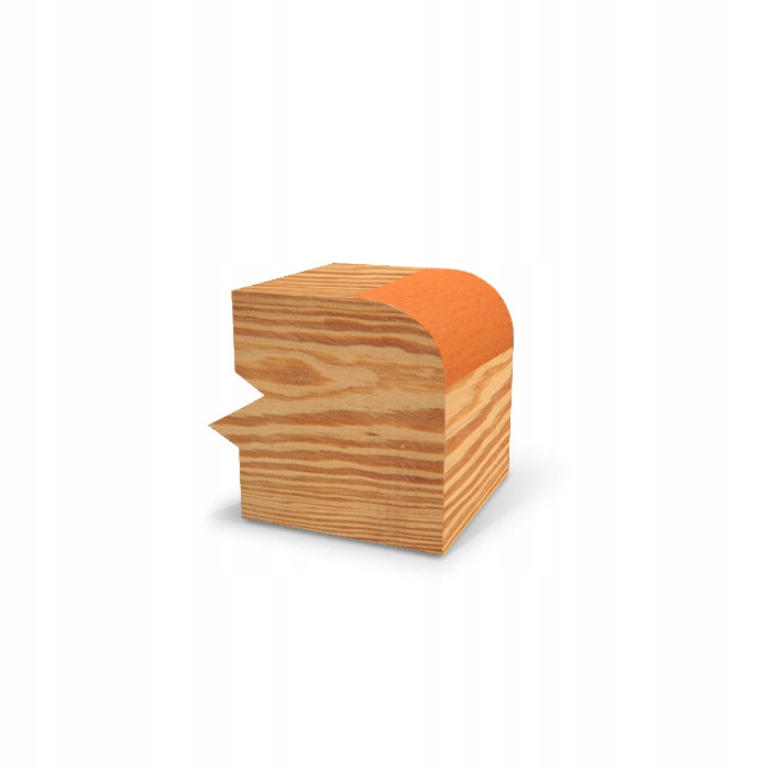 Frez ćwierćokrągły wklęsły Z=4 120x30x15/R=10 praw Marka Globus