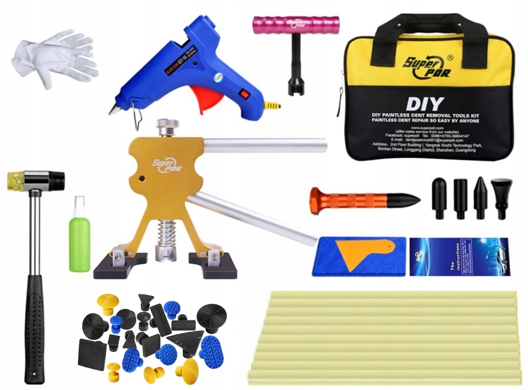 Sada na odstránenie vyťahovania preliačin Pdr, oprava bez lakovania