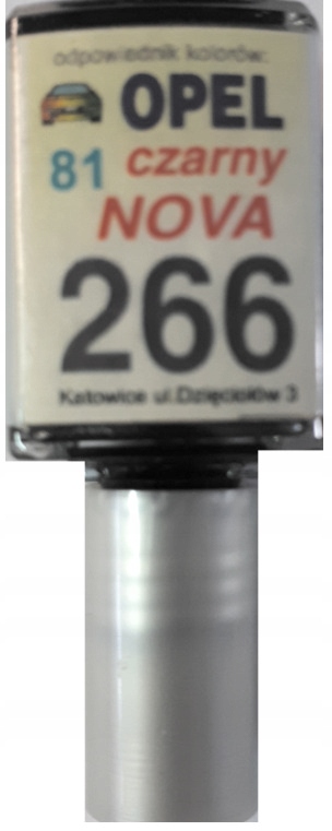 

Opel 266 81 Czarny Nova Lakier Zaprawka Do Rys Ara