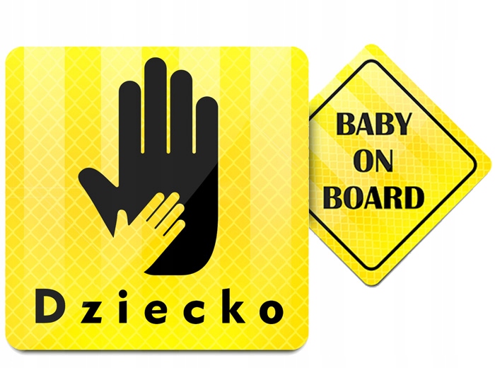 

Jedyna Na Allegro Naklejka Odblask Dziecko W Aucie