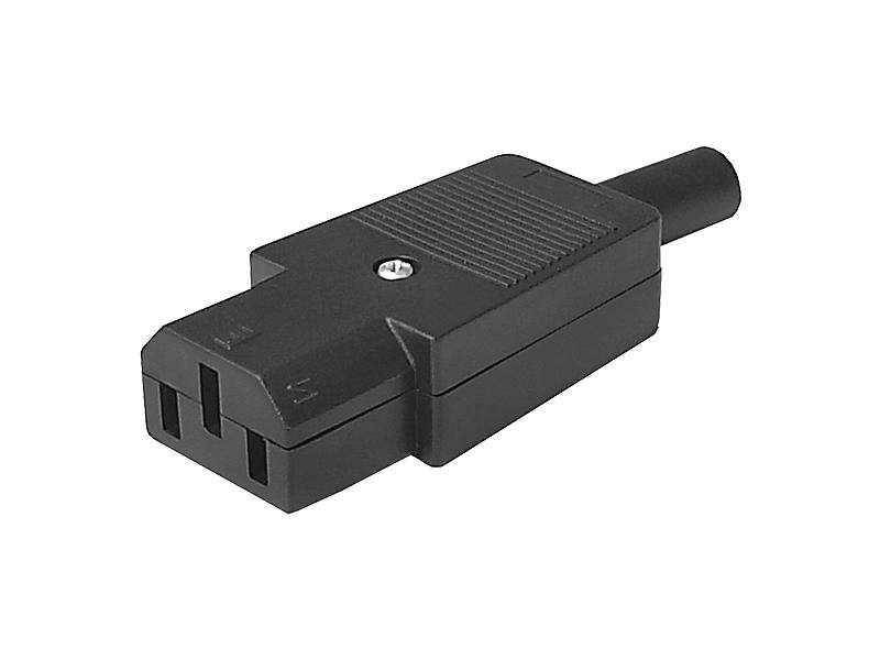 

Gniazdo komputerowe DC 3p zasilające na kabel(0485