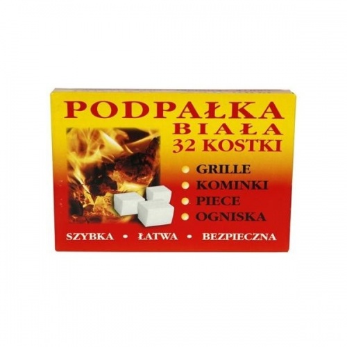 

Rozpałka do Grilla 32 Kostki Biała podpałka Hurt