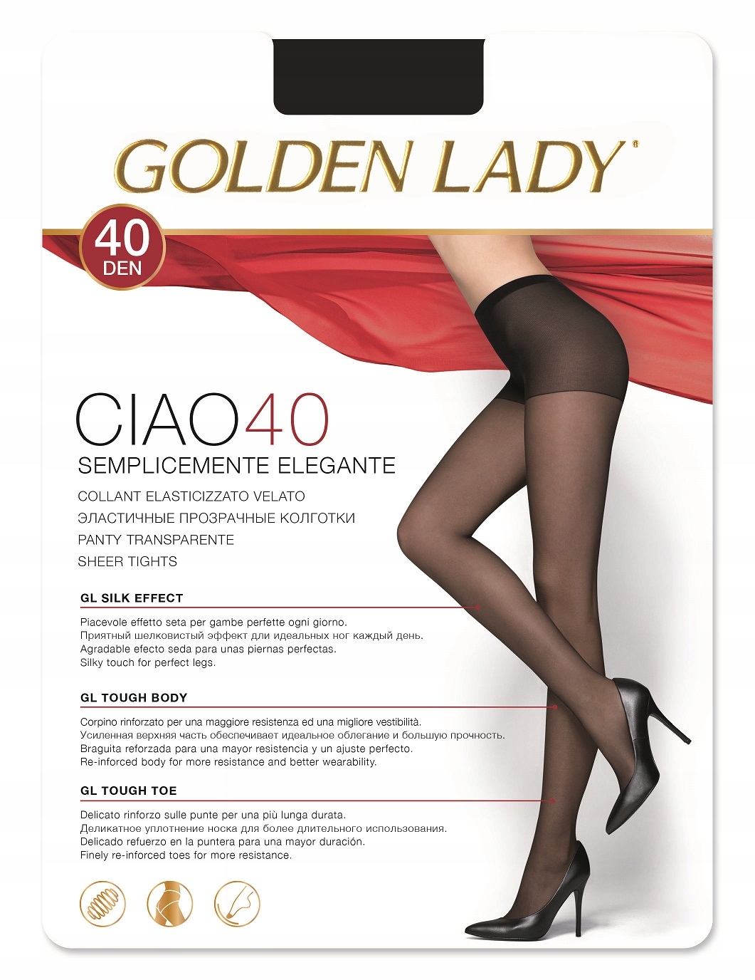 

Rajstopy Ciao 40 den - 2/S - Castoro - Golden Lady