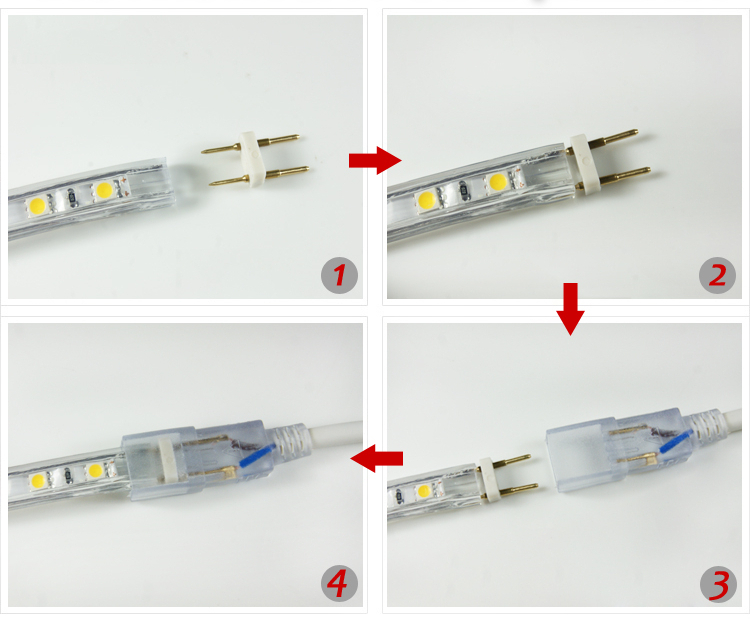 ZEED PRZEWÓD ZASILAJĄCY DO TAŚMY LED 230V NEON Typ kabel