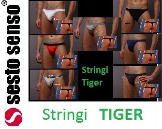 stringi TIGER Sesto Senso rozmiar M 7 kolorów Rozmiar M
